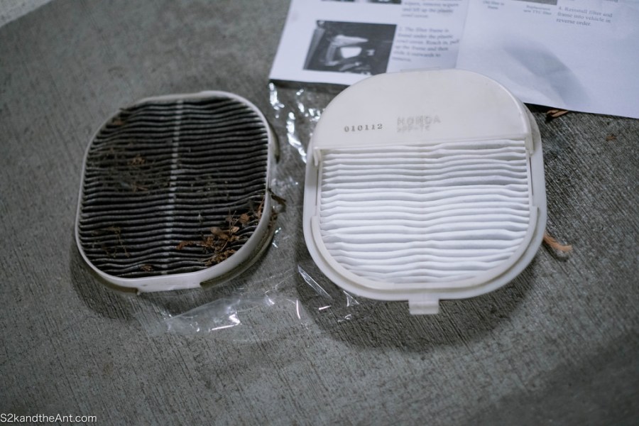 Maintenance Log 1: Cabin Air Filter and Vtec Solenoid&nbsp;Gaskets